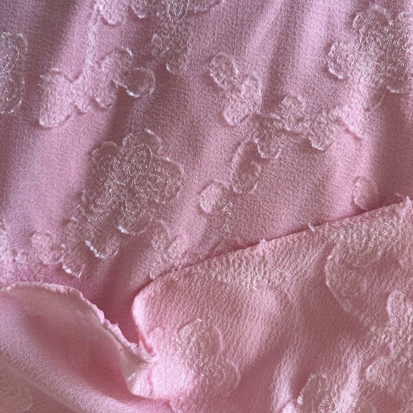 Pink Ruffled Midi Dress - Picture 7 of 7